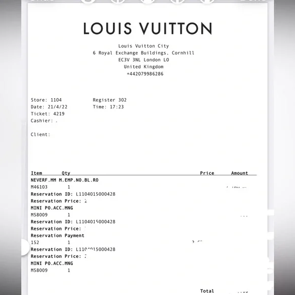 Louis Vuitton Black and White Leather Limited Edition Neverfull Tote Bag - Picture 13 of 13